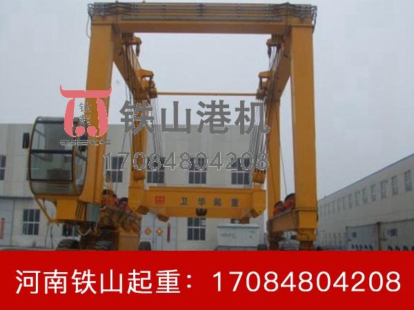 广东深圳轮胎吊生产厂家分享轮胎吊的应对能力