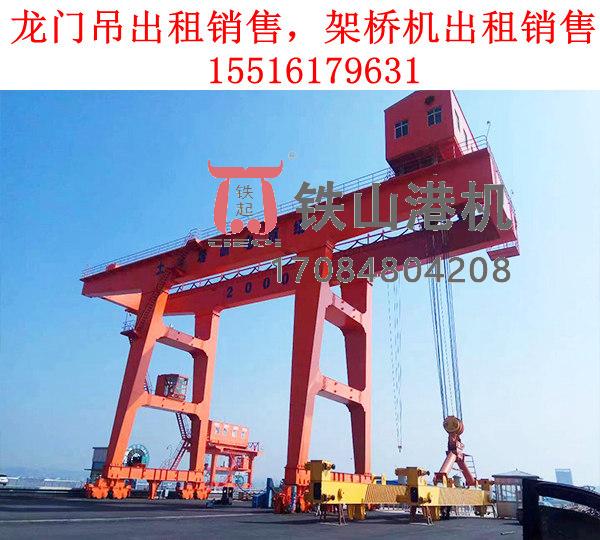 分析无人集装箱龙门吊电机异响原因